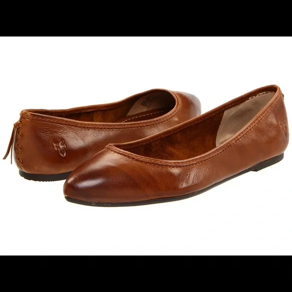 Frye Shoes Frye Regina Ballet Flat Cognac 65 Fits 6 Poshmark